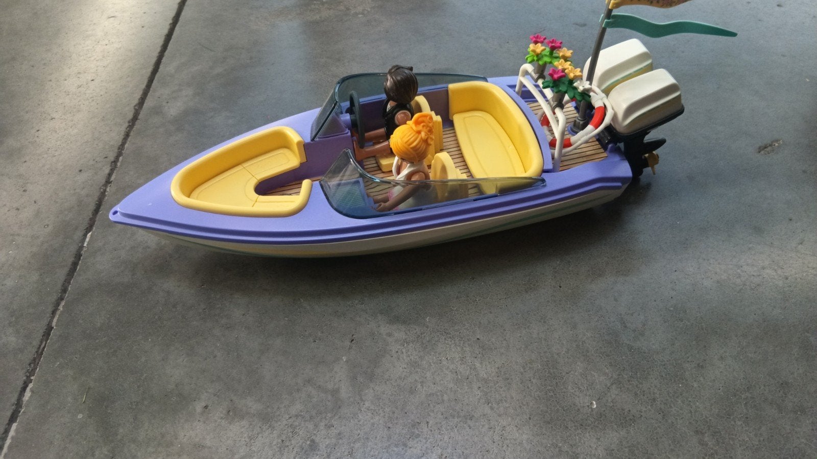 Playmobiel speedboot met accesoires, Ophalen