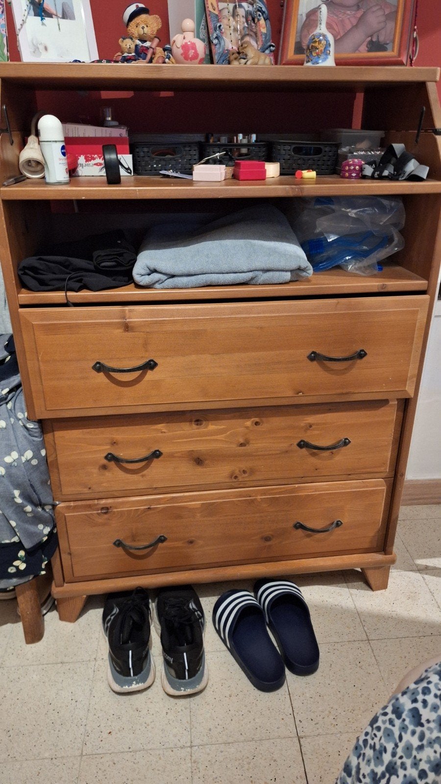 Commode, Ophalen