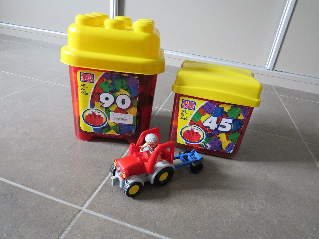 blokken megablocks en duplo, Enlèvement, Comme neuf, Duplo