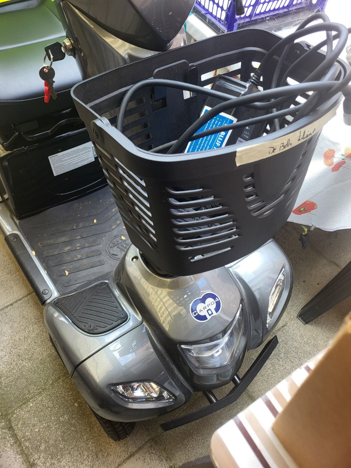 Scootmobiel carpo 4d, Ophalen