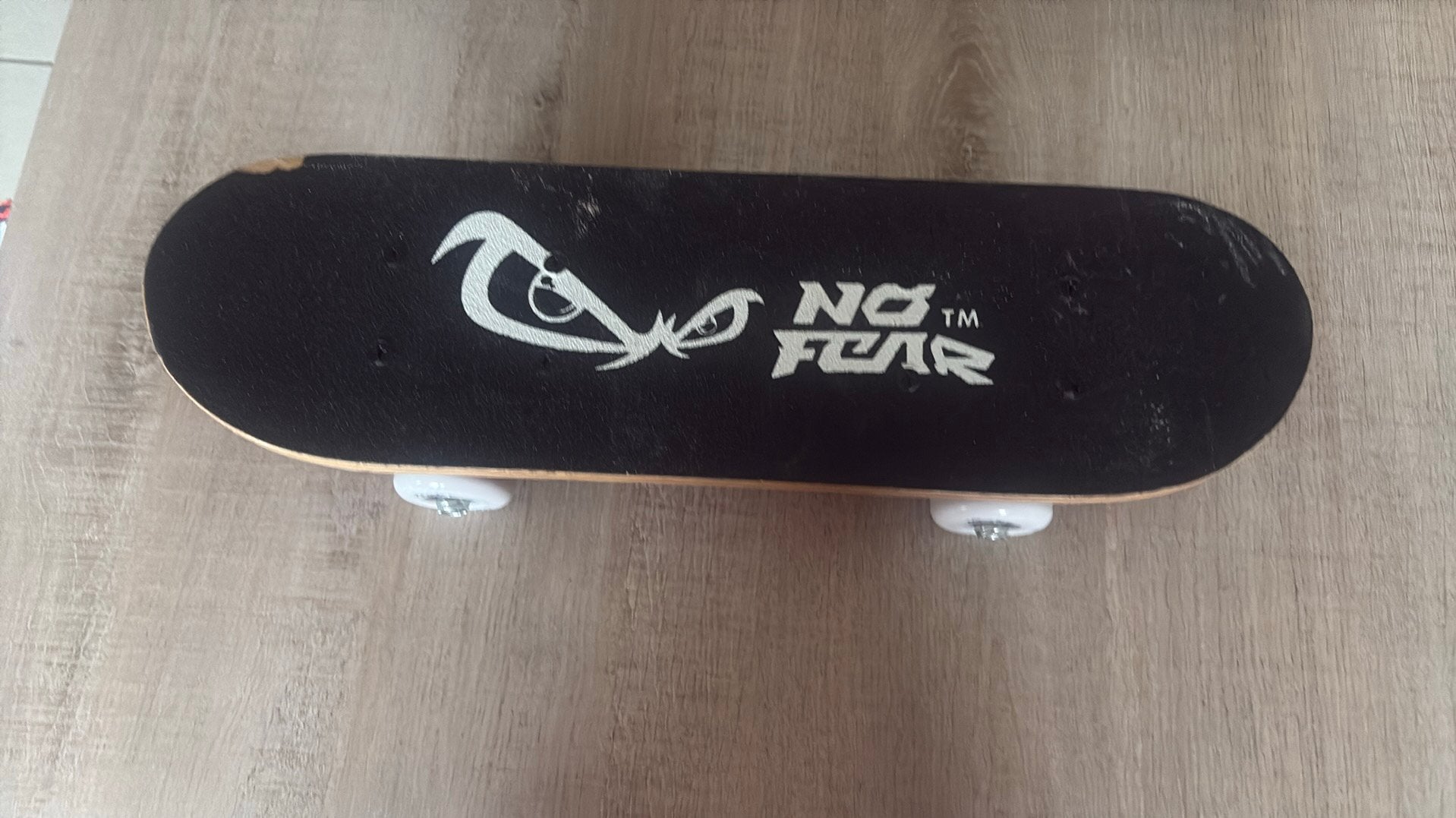 Mini skateboard No fear, Sport en Fitness, Skateboarden, Ophalen, Gebruikt, Skateboard