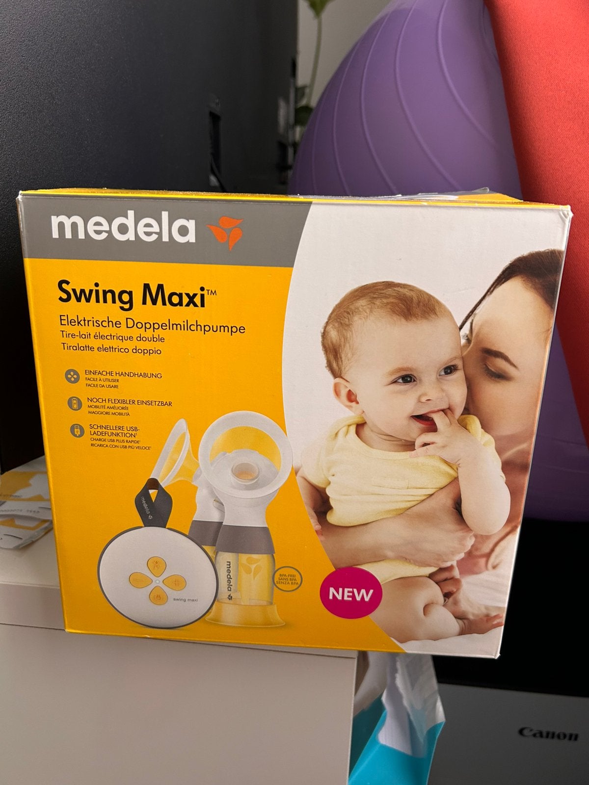 Tire-lait electrique double - Medela Swing Maxi - Quasi neuf, Enlèvement, Comme neuf