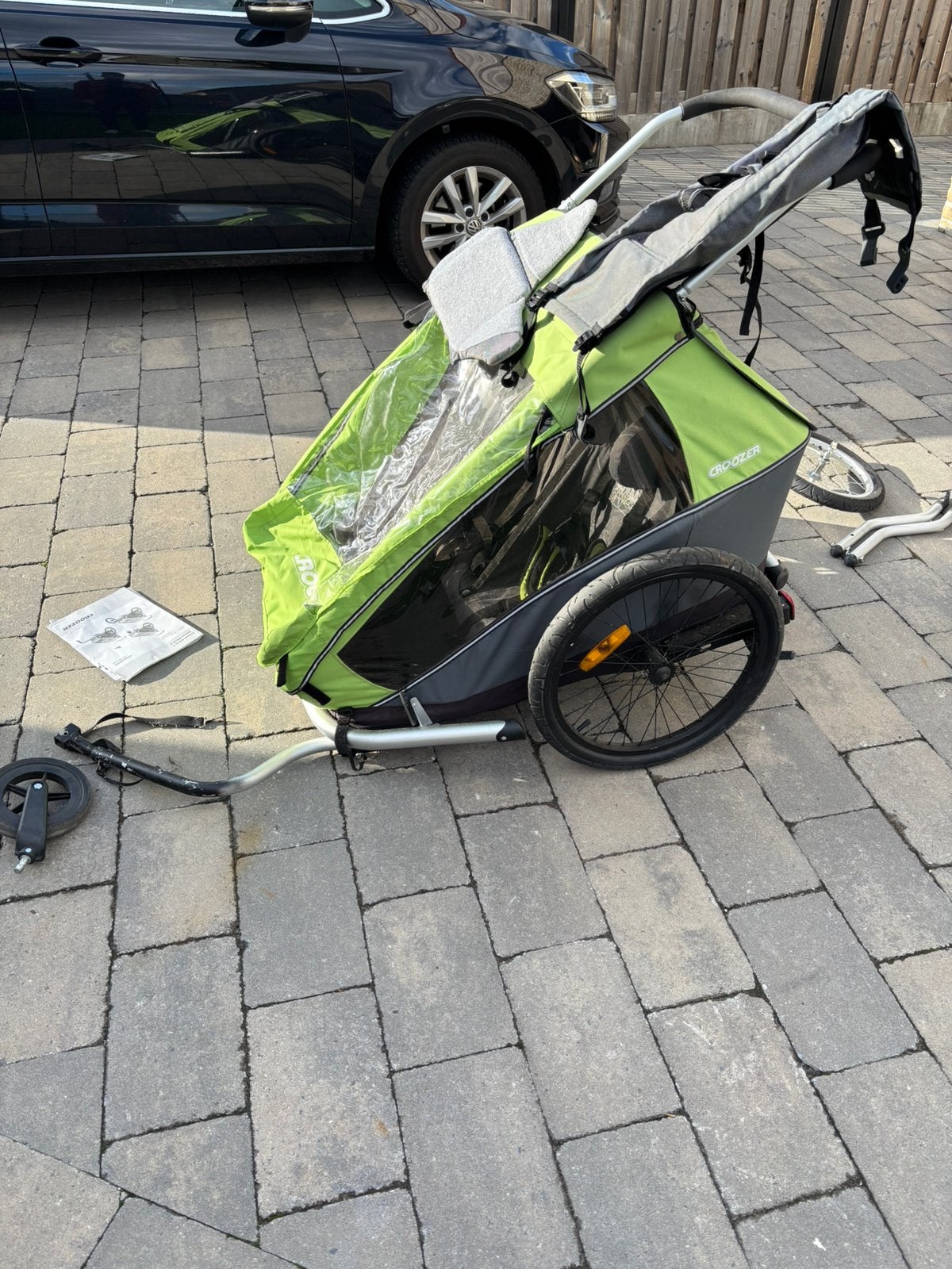 Croozer Kid fietskar, Fietsen en Brommers, Ophalen, Zo goed als nieuw
