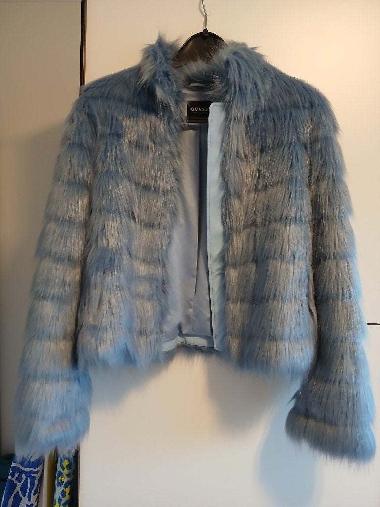 Nieuwe jas.Van het merk Guess., Kleding | Dames, Jassen | Zomer, Maat 38/40 (M), Guess, Blauw, Nieuw