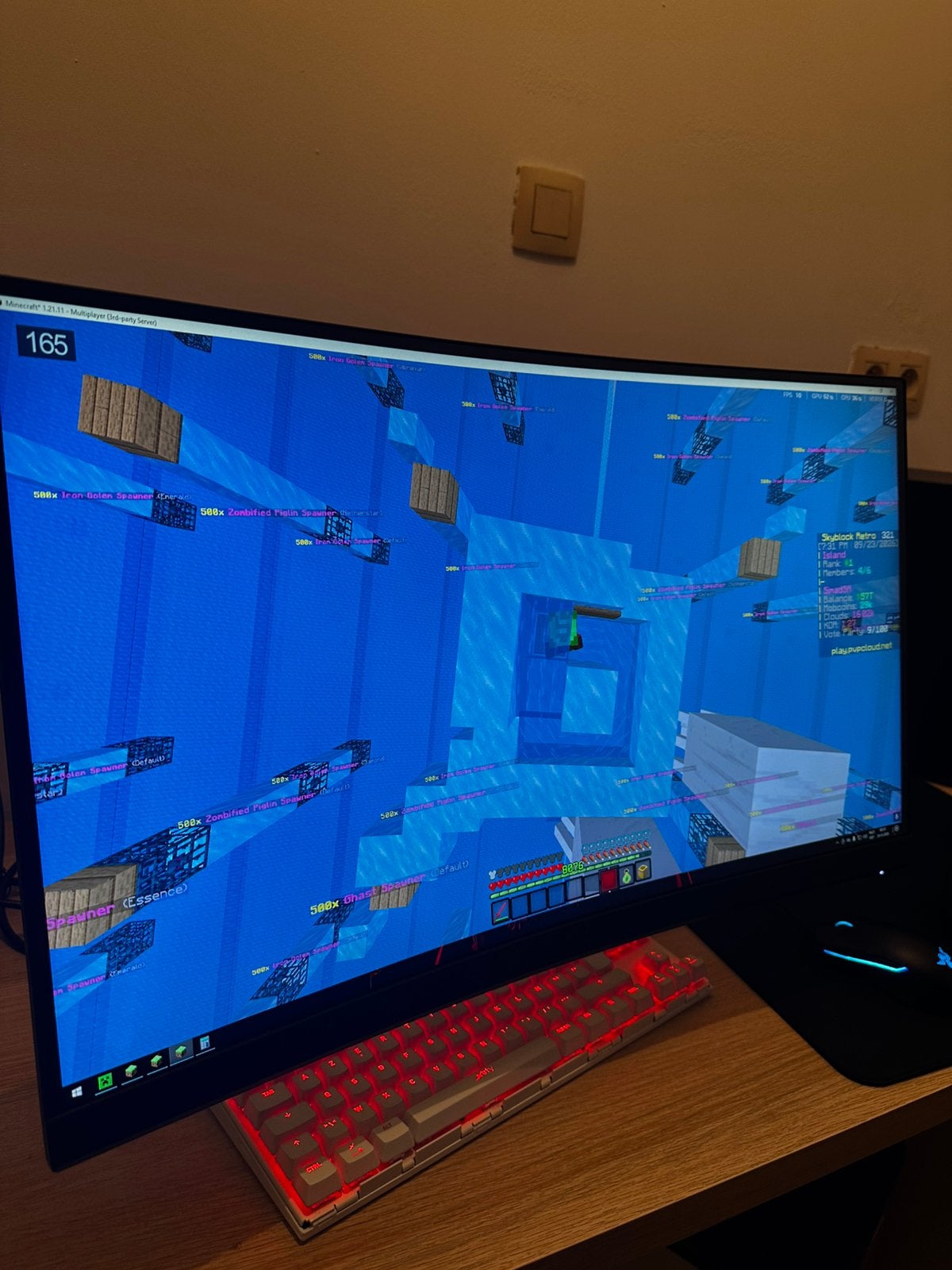 Moniteur de jeu MSI MAG 27" 240 Hz WQHD incurvé, Informatique & Logiciels, Gaming, Connexion casque, Enlèvement ou Envoi, VA