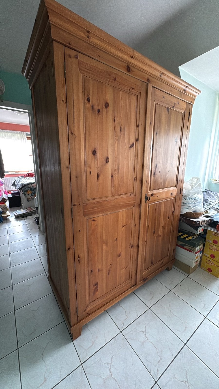Houten Computerkast, Houten Kast, Huis en Inrichting, Ophalen, Zo goed als nieuw