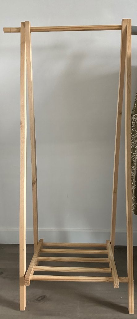 Kleding rek, Ophalen, Gebruikt