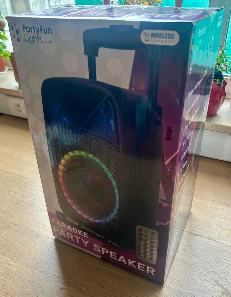 Karaoke party speaker, Enlèvement, Neuf, Ensemble complet