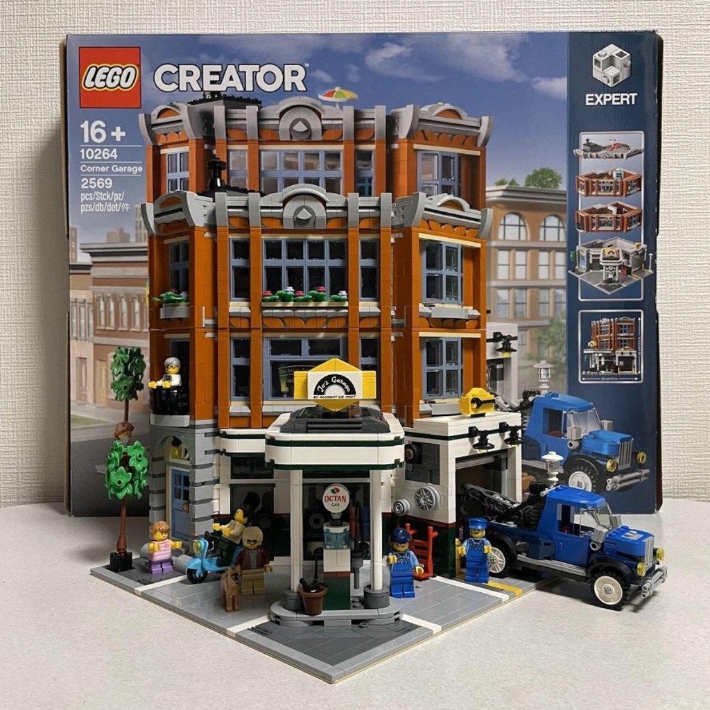 Lego - 10264 Corner Garage, Kinderen en Baby's, Speelgoed | Duplo en Lego, Lego, Ophalen of Verzenden, Zo goed als nieuw, Icons