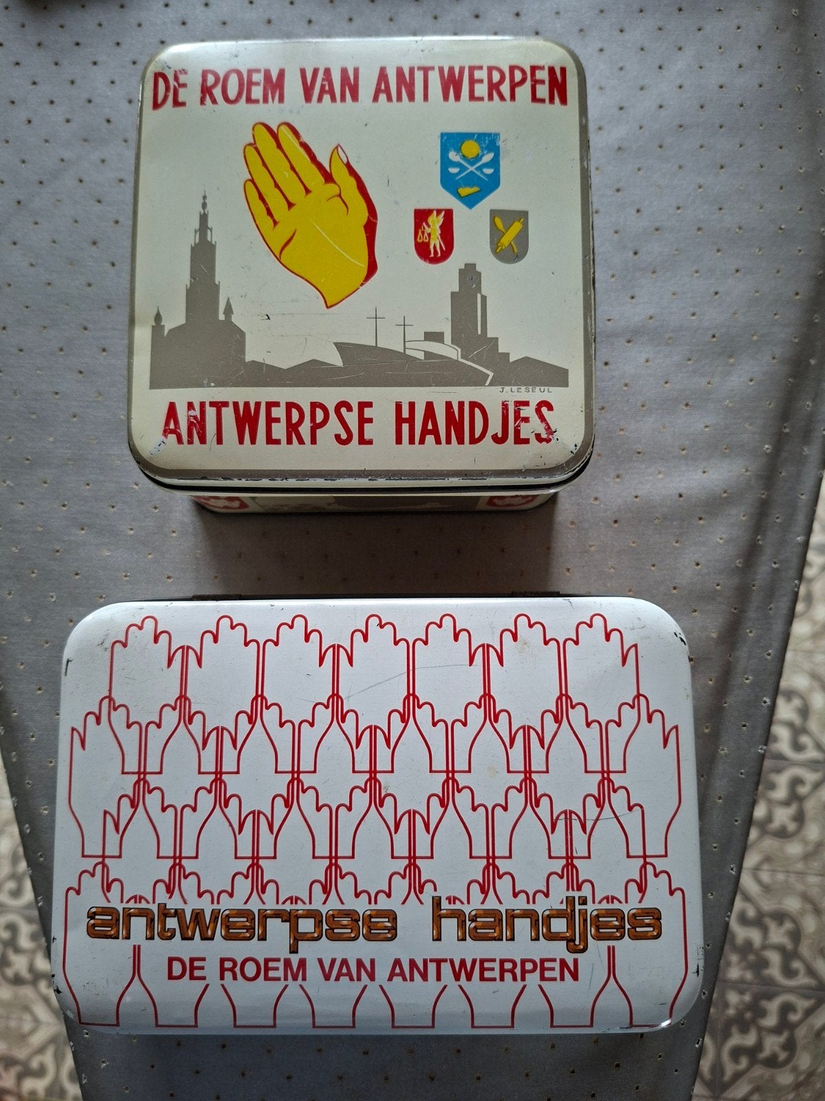 Antwerpse handjes blikken, Enlèvement, Utilisé