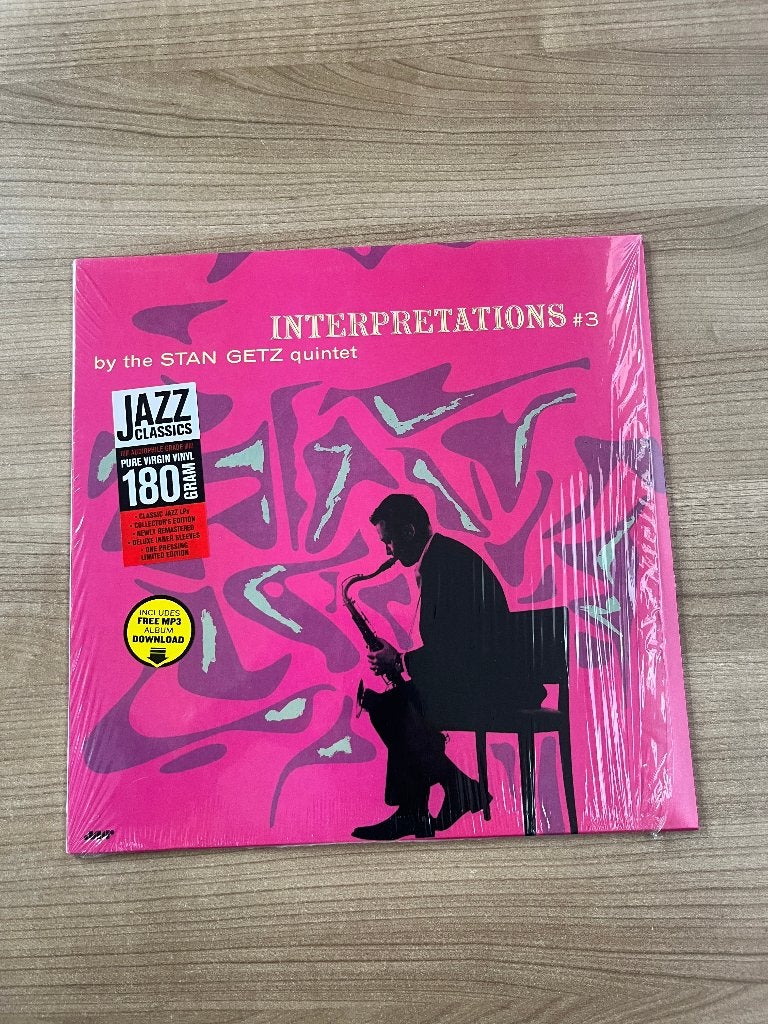 STAN GETZ QUINTET - INTERPRETATIONS  # 3, LP, Enlèvement ou Envoi, Utilisé, Housse de protection extérieure