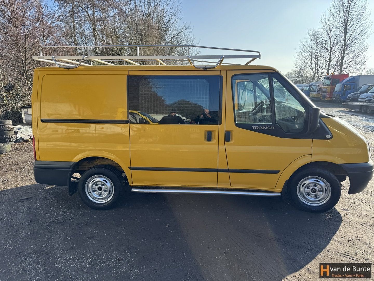 Imeriaal Rvs Ford Transit Kort / Laag, Auto diversen, Dakdragers, Gebruikt, Ophalen