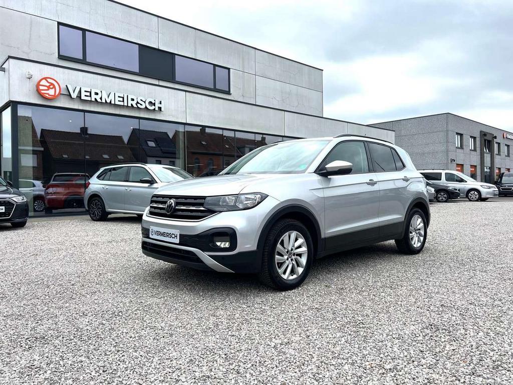 Volkswagen T-Cross T-Cross 1.0 TSI Life OPF DSG*APPLE-CARPL, 0 kg, Argent ou Gris, 0 kg, Noir