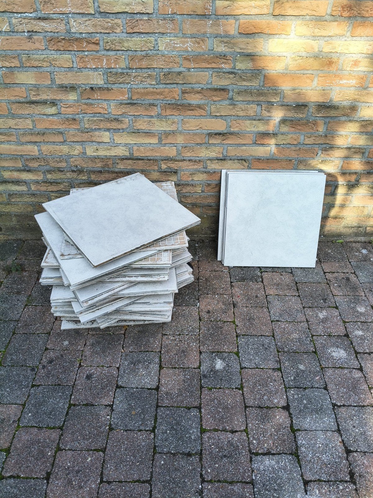 40-tal gratis vloertegels 43×43 cm, Ophalen, Vloertegels