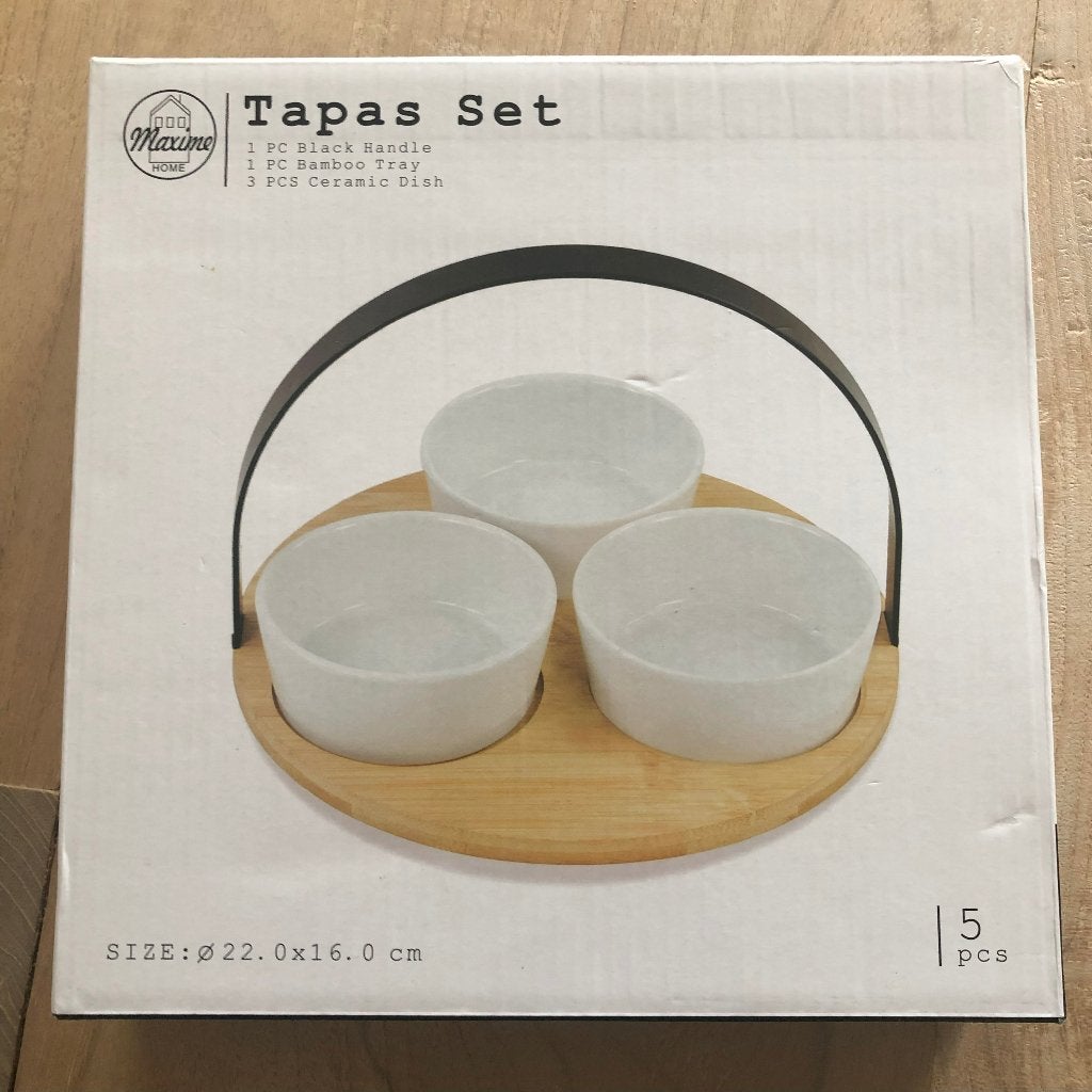 Tapasset, Huis en Inrichting, Ophalen, Nieuw, Keramiek, Dienblad