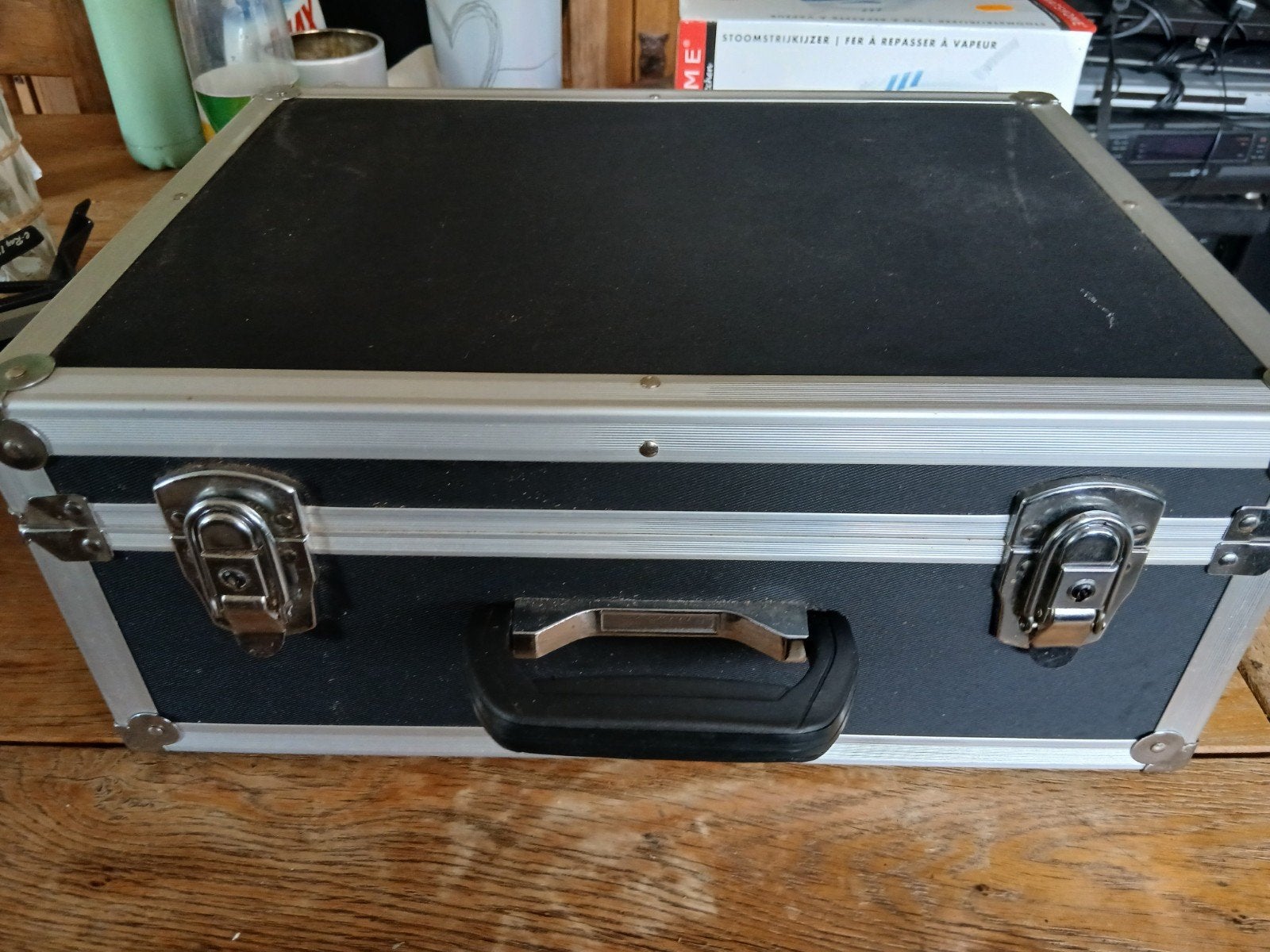 Stevige aluminium opbergkoffer / flightcase met 3 vakken – N, Enlèvement, Flight case