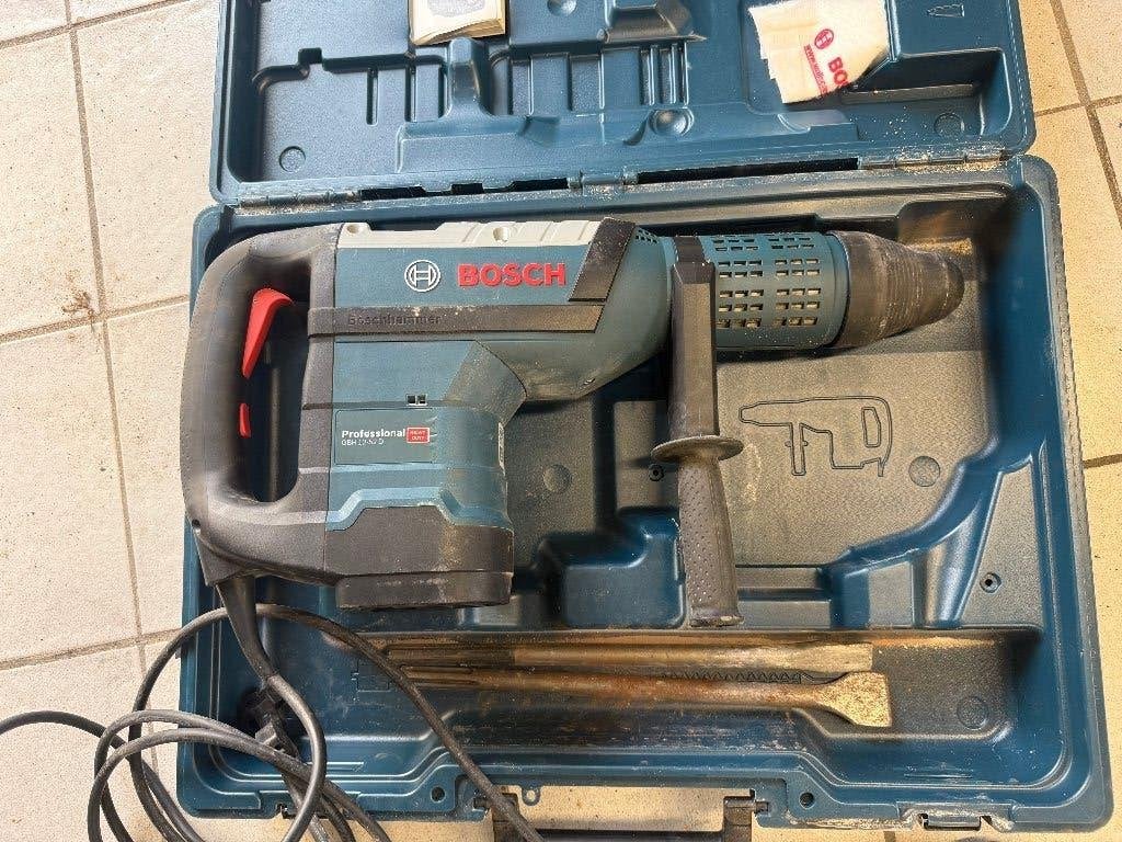 Perceuse et marteau de démolition Bosch GBH 12-52 D, 600 watts ou plus, Marteau perforateur et/ou Marteau piqueur, Enlèvement