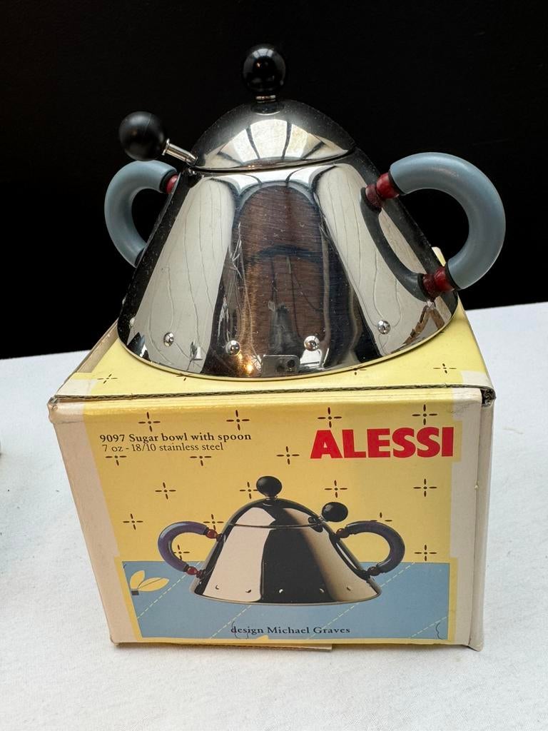 Sucrier design de Michael Graves pour Alessi, Enlèvement, Comme neuf