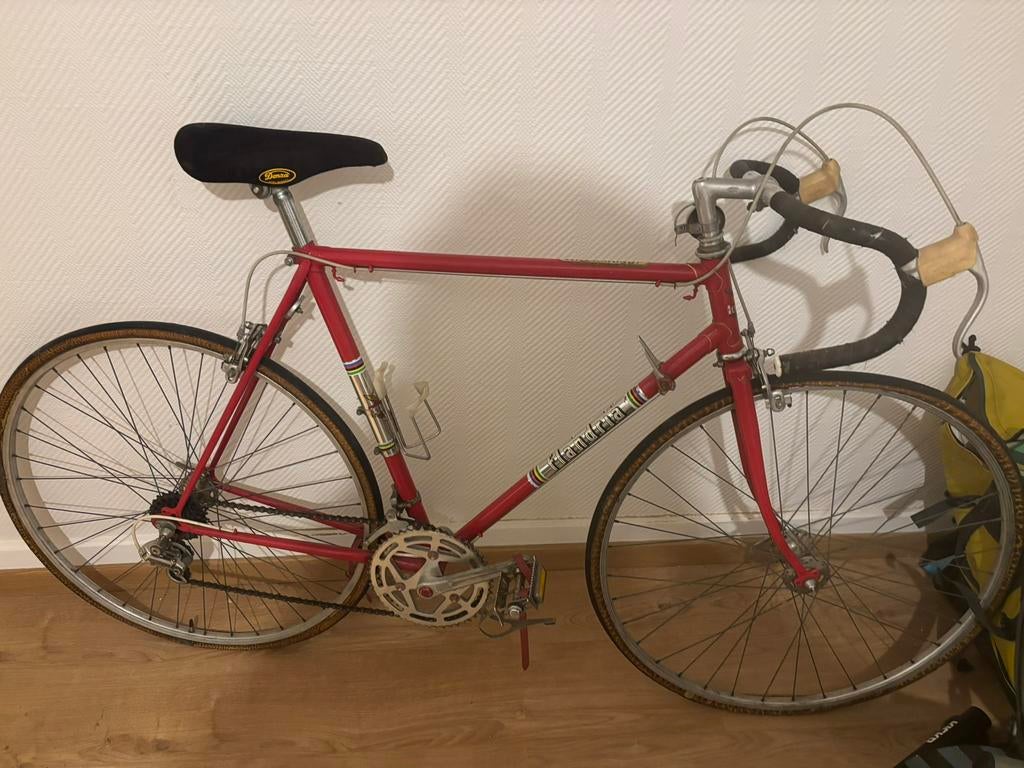 Vintage Flandria koersfiets – jaren ’70 – origineel, Fietsen en Brommers, Minder dan 10 versnellingen, Gebruikt, Staal, Heren
