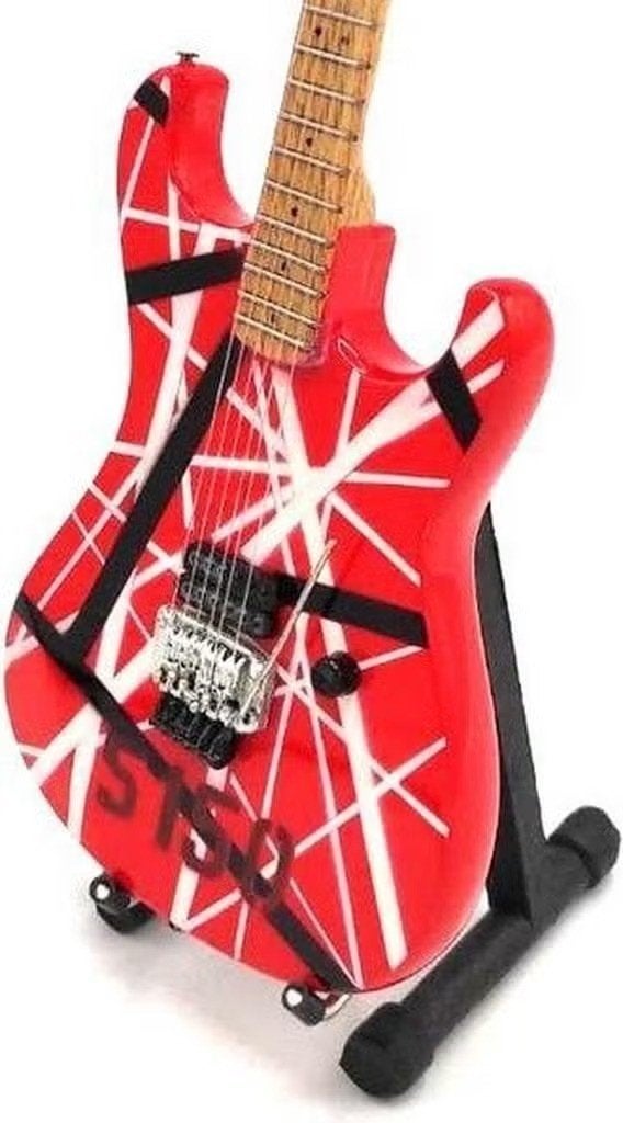 Miniatuur replica Self Build 5150 gitaar - Eddie van Halen, Enlèvement ou Envoi, Neuf