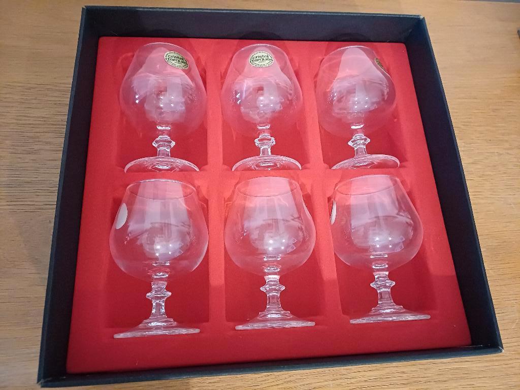 verres à cognac Cristal d'Arques 6 x 15 cl, Enlèvement, Neuf, Verres et Verres à shot