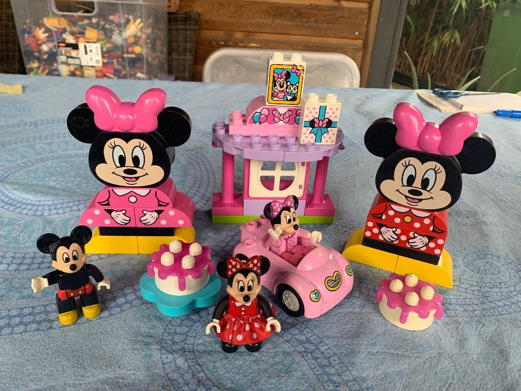 LEGO DUPLO: LOT FIGUREN MICKEY & MINNIE MOUSE, Ophalen of Verzenden, Zo goed als nieuw, Losse stenen, Disney