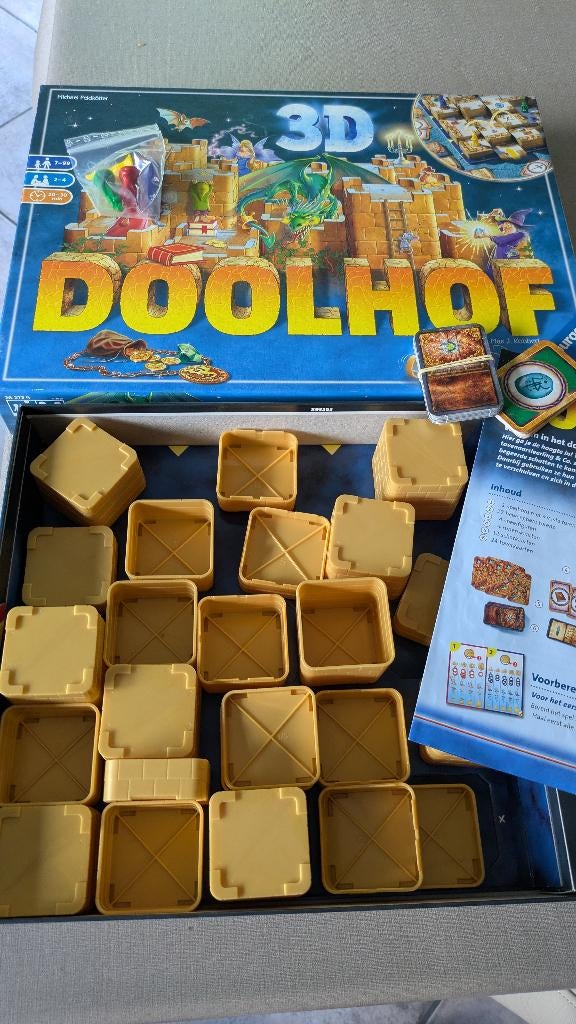 Gezelschapsspel Doolhof, Drie of vier spelers, Ophalen, Zo goed als nieuw, Ravensburger