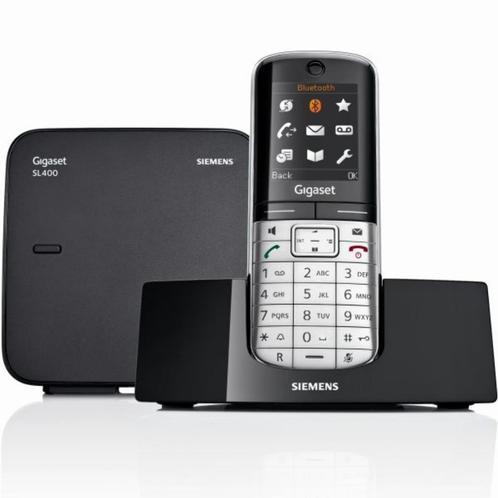 Téléphone sans fil DECT Siemens Gigaset SL400, Télécoms, Téléphones fixes | Combinés & sans fil, Comme neuf, 1 combiné, À Faible Émission d'Ondes