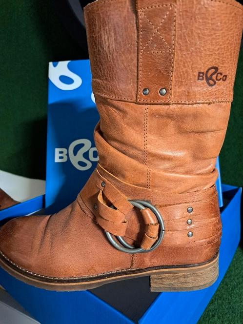 Bruine halve laarzen met rits, Kleding | Dames, Schoenen, Zo goed als nieuw, Ophalen of Verzenden