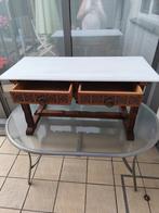 Antieke salontafel 1949. Volledig handgemaakt in Franse eik., Antiek en Kunst, Ophalen