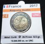 FRANCE 2 euro RODIN 2017 UNC, Timbres & Monnaies, Monnaies | Europe | Monnaies euro, Enlèvement ou Envoi, France, Monnaie en vrac