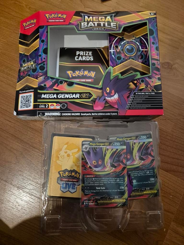 Mega battle deck gengar (zonder haunter), Ophalen of Verzenden, Nieuw