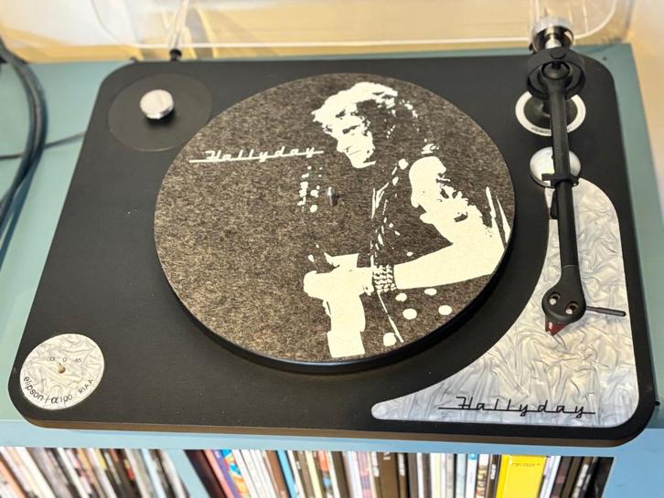 Elipson Alpha 100 RIAA Uitg. Draaitafel Jhonny Hallyday, Audio, Tv en Foto, Platenspelers, Zo goed als nieuw, Platenspeler, Overige merken