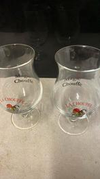 2 prachtige glazen la chouffe, Ophalen of Verzenden