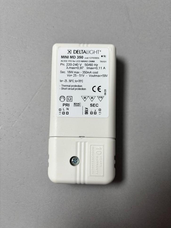TCI Mini MD 350 LED‑driver, Doe-het-zelf en Bouw, Elektriciteit en Kabels, Nieuw, Overige typen, Ophalen of Verzenden