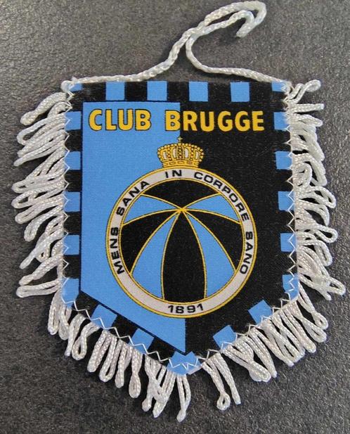 Club Brugge 1980s oude logo vintage prachtige zeldzame vaand, Verzamelen, Sportartikelen en Voetbal, Zo goed als nieuw, Vaantje of Sjaal
