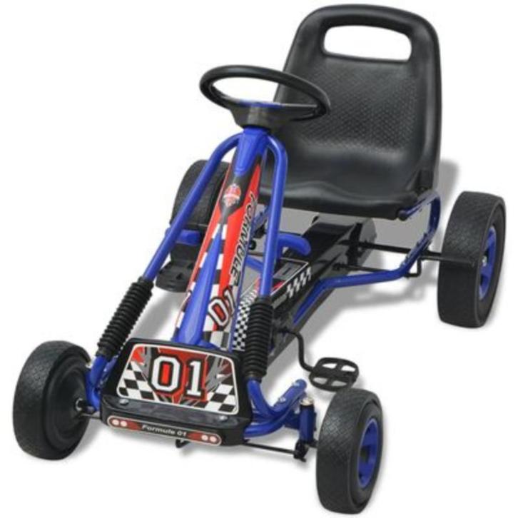 skelter Formule 01 (blauw) afm. : 96 x 56 x 60 cm, Kinderen en Baby's, Speelgoed | Buiten | Skelters, Nieuw, Ophalen of Verzenden