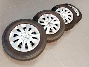 4 roues hiver 195/65-15 VW Golf, entraxe 5x112 beschikbaar voor biedingen