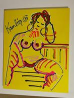 Jacob Kanbier Sexy lady op dik groot doek, Enlèvement