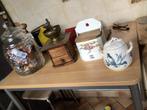 Moulin à café,boîte à sel 30€ les 2, Antiquités & Art