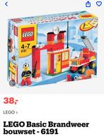 Lego basic - 6191 - brandweer bouwset - volledig!, Complete set, Lego, Zo goed als nieuw