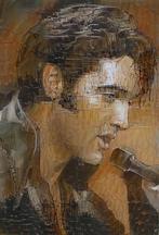 Elvis presley -uniek kunstwerk, Antiek en Kunst, Kunst | Schilderijen | Modern, Ophalen