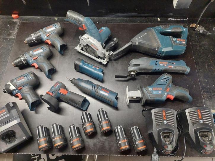 Accu gereedschapsset BOSCH Professional, Doe-het-zelf en Bouw, Gereedschap | Boormachines, Zo goed als nieuw, Overige typen, Minder dan 400 watt