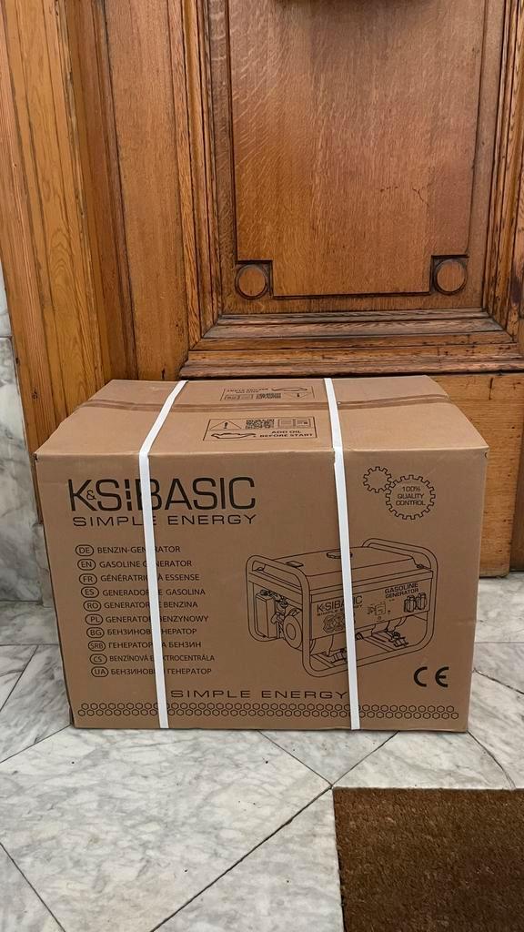 Benzinegenerator K&S 2800A/2,8kW 4-takt, Doe-het-zelf en Bouw, Aggregaten, Nieuw, Benzine, Minder dan 5 kVA, Ophalen