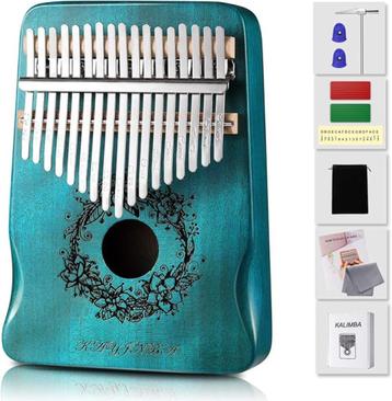 Kalimba 17 toetsen draagbare mahonie piano GRATIS LEVERING beschikbaar voor biedingen