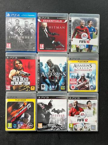 PS3 + PS4 games beschikbaar voor biedingen