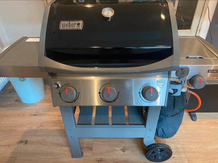 Weber spirit II E-320 gbs black gasbarbecue z.g.a.n., Tuin en Terras, Gasbarbecues, Zo goed als nieuw, Ophalen