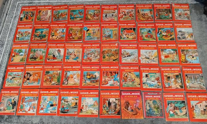 Suske en Wiske strips – 50 stuks (klassieke rode reeks), Boeken, Strips | Comics, Zo goed als nieuw, Meerdere comics, Europa, Ophalen of Verzenden