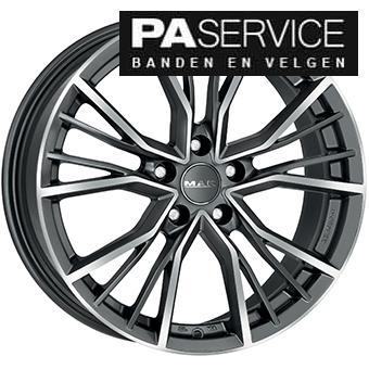 Nwe 22 inch Mak Union Antraciet gepolijst Audi Q7 Q8 E-tron, Auto-onderdelen, Banden en Velgen, Velg(en), Overige maten, Nieuw