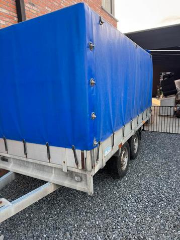 Anssems huif trailer geremd beschikbaar voor biedingen